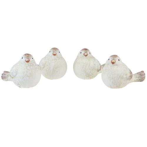 Floristik24 Borddekoration forårsdekoration dekorative fuglefigurer 8,5cm 4 stk