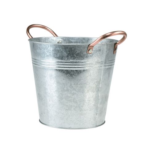 Artikel Urtepottespand med hanke metaldekoration Ø19cm H17cm