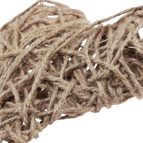 Floristik24 Dekorativ hjertemetal naturbeklædt forårsdekoration 20×22cm