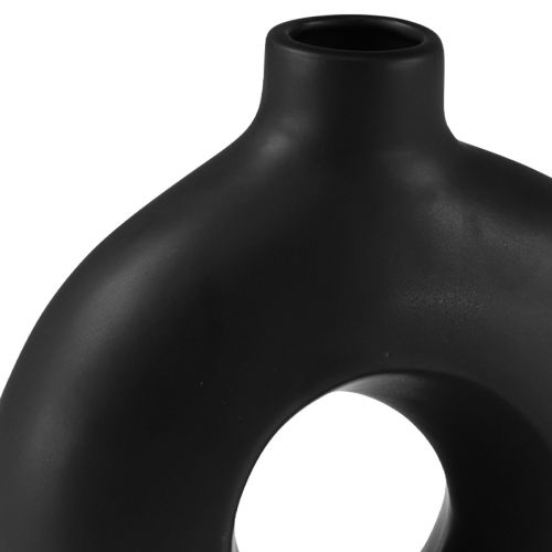 Artikel Vase Moderne Keramik Sort Moderne Oval 21×7×20cm