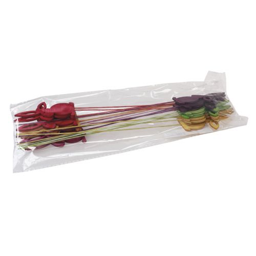 Artikel Påskehare blomsterpropper i træ Påskeharer 30,5cm 18 stk