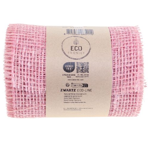 Artikel Bordløber jute bordbånd jutebånd lys pink 15cm 10m