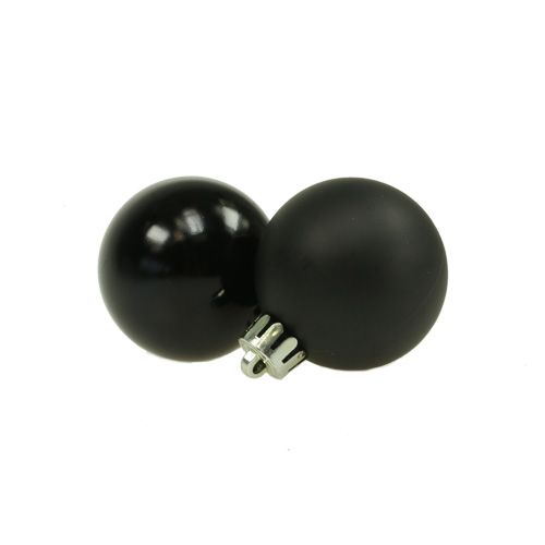 Floristik24 Julekugle plast Ø4cm sort 16 stk