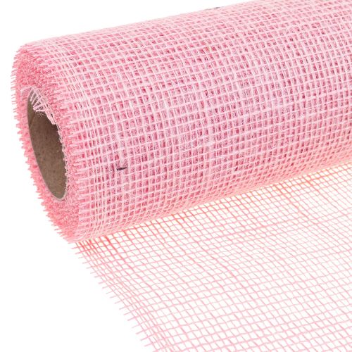 Floristik24 Bordløber jute jute bånd bordbånd lys pink 30cm 5m