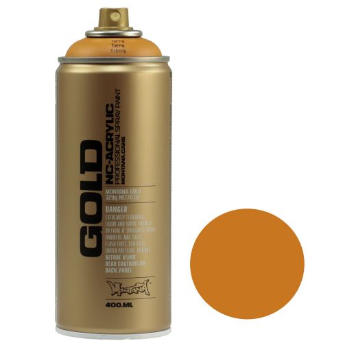 Floristik24 Spraymaling Spray Okker Montana Gold Terra Matt 400ml