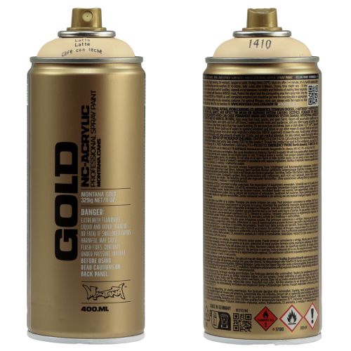 Artikel Spraymaling Spray Beige Montana Guld Latte Mat 400ml