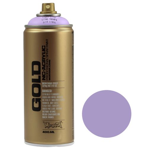 Floristik24 Spray Paint Spray Montana Guld Lys Lilla Mat 400ml