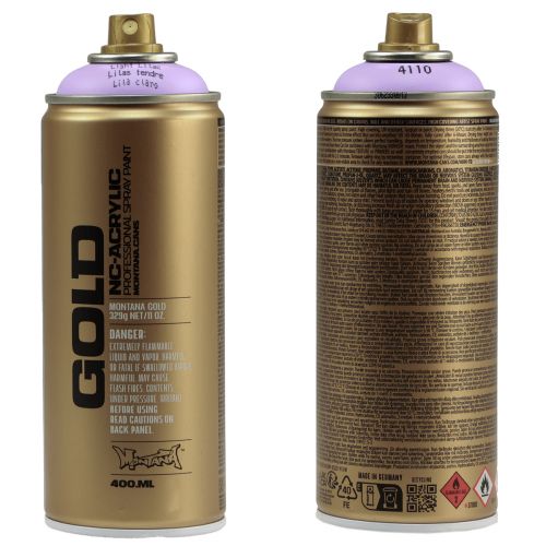 Artikel Spray Paint Spray Montana Guld Lys Lilla Mat 400ml