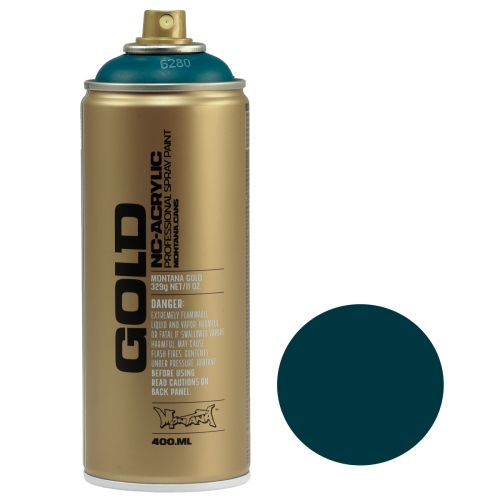 Artikel Spraymaling Spray Benzin Montana Guld Blå Mat 400ml