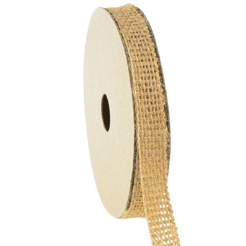 Floristik24 Jutebånd dekorativt bånd naturbronze gavebånd B12mm L10m