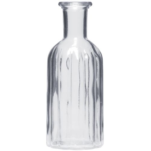 Floristik24 Flaskevase glasvase høj vase klar Ø7,5cm H19,5cm