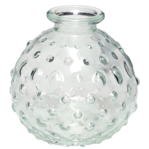 Floristik24 Lille glasvase kuglevase vase klar Ø8,5cm H8cm