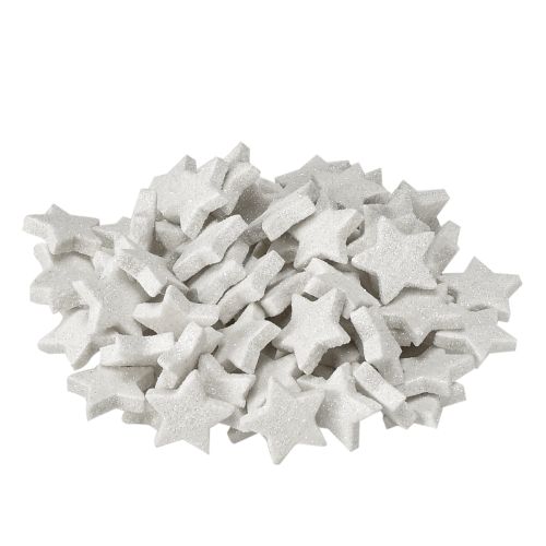 Artikel Spredte stjerner med glittercreme 2,5 cm 96 stk.