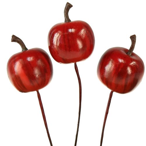 Artikel Mini æbler på tråd 3cm skinnende 24 stk