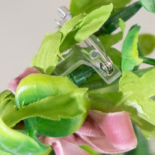 Artikel Bryllupsreversnåle transparente/sølvfarvede 5 cm 50 stk.