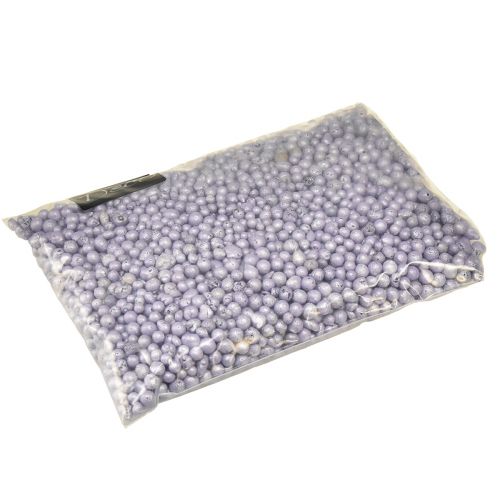 Artikel Strålende dekorative perler 4mm - 8mm lilla 1l