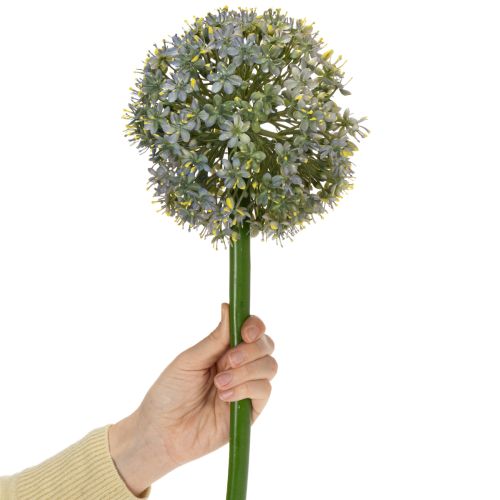 Artikel Kunstig Allium-blomstrende gren, naturtro udseende, 90 cm