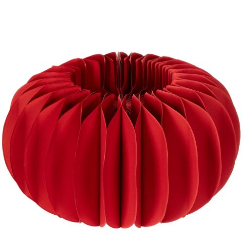 Papirdekoration honeycomb papir græskar rundt moderne borddekoration 24 cm 4 stk.