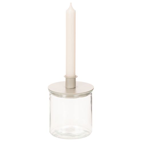 Glascylindervase, transparent, alsidig, 10 cm, 3 stk. | Floristik24.dk