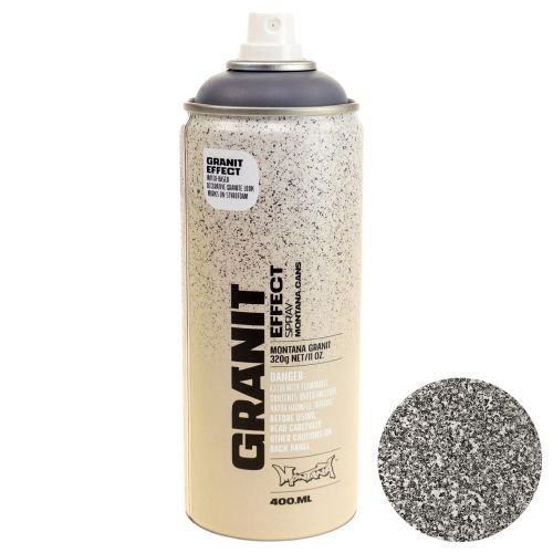 Floristik24 Maling spray effekt spray granit maling Montana spray grå 400ml