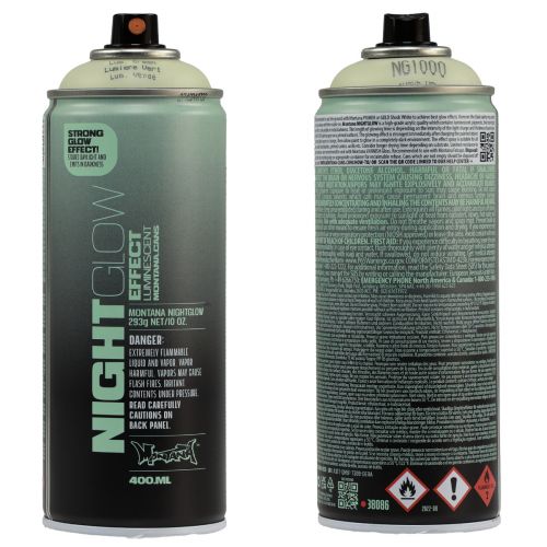 Floristik24 Fluorescerende malingsspraydåse Nightglow Green 400ml