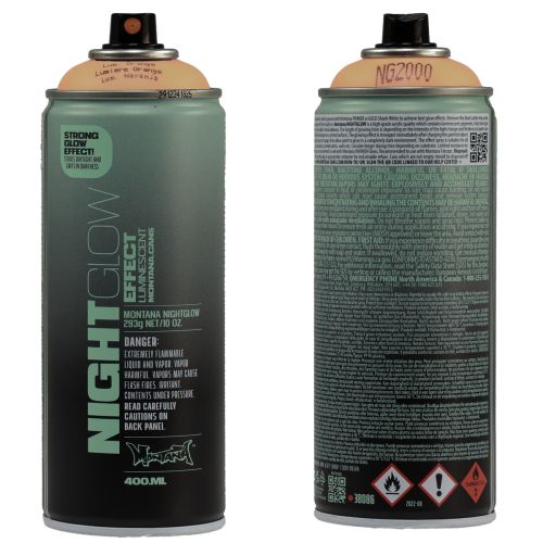 Artikel Fluorescerende malingsspraydåse Nightglow Orange Neon 400ml