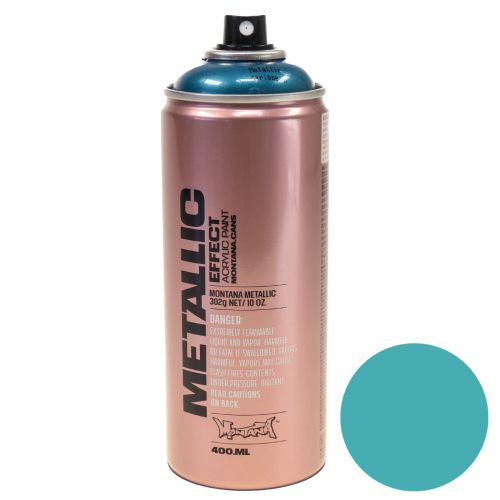Floristik24 Maling spray effekt spray metallic maling blå Caribbean 400ml