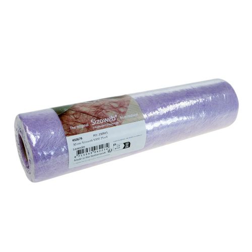 Artikel Deco fleece bordløber Sizoweb lys lilla 30cm 25m