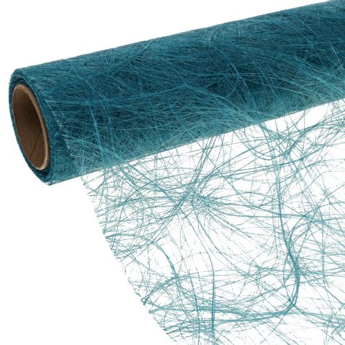 Floristik24 Deco fleece Sizoweb bordløber benzinblå 30cm 5m