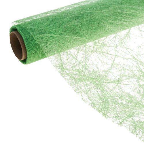 Floristik24 Deco fleece Sizoweb bordløber limegrøn 30cm 5m