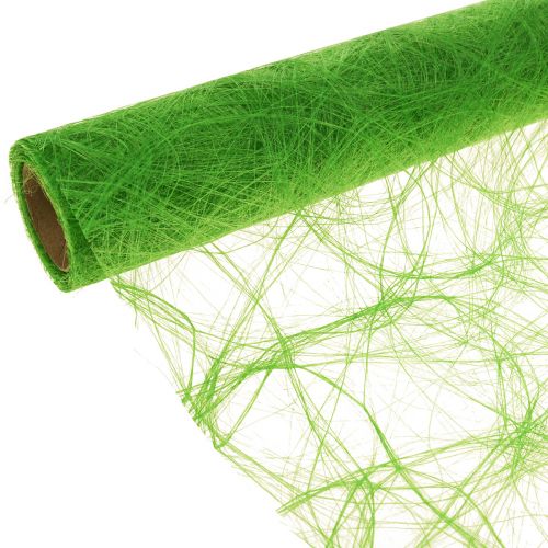 Floristik24 Deco fleece Sizoweb bordløber æblegrøn 30cm 5m