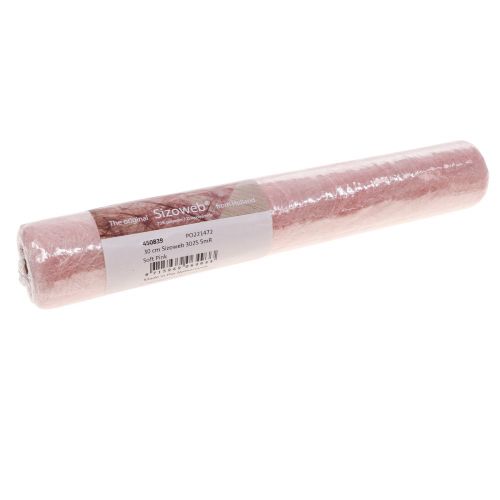 Artikel Deco fleece Sizoweb bordløber pink 30cm 5m