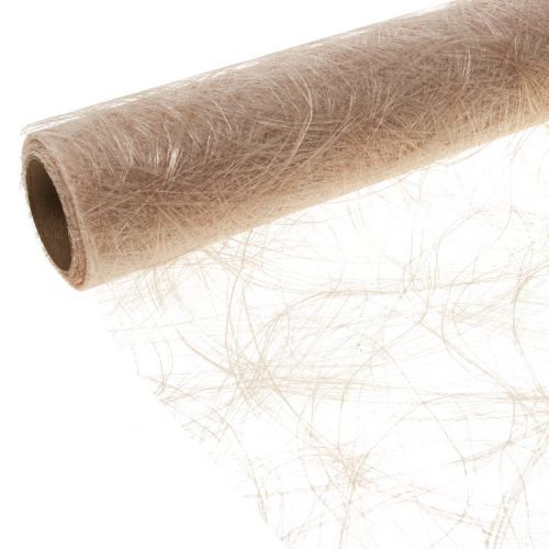 Deco fleece Sizoweb bordløber beige 30cm 5m
