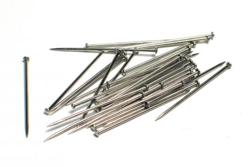 Stifter Sølvblanke Jern Forniklet 105/30mm 500g