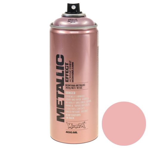 Artikel Maling spray effekt spray metallisk maling rosé spraydåse 400ml