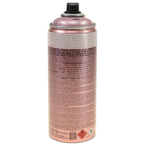 Artikel Maling spray effekt spray metallisk maling rosé spraydåse 400ml