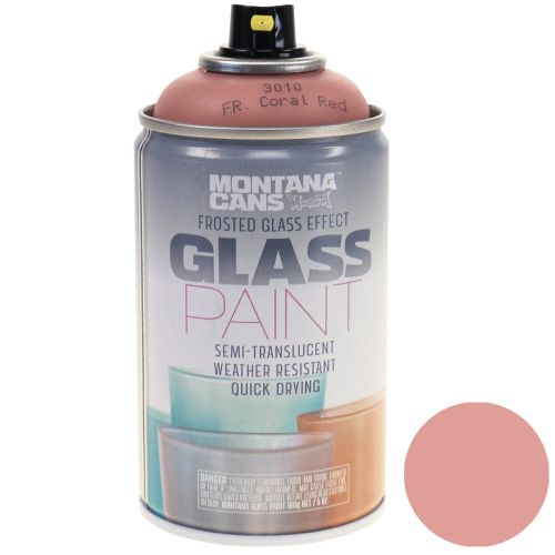 Glas maling spray effekt spray spray maling glas koral mat 250ml