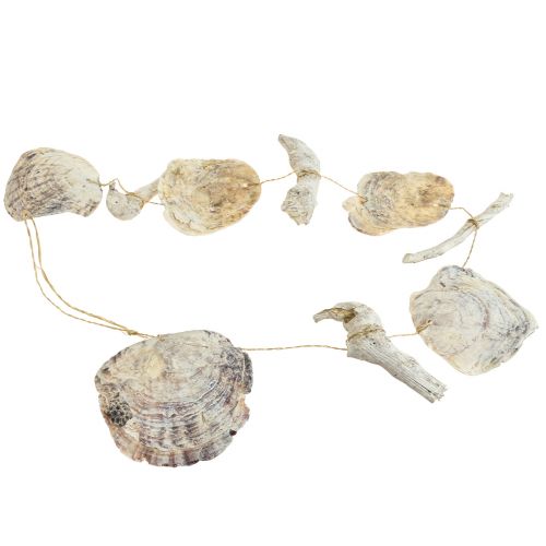 Floristik24 Capiz Garland Perlemor Shell Krans Drivtømmer L106cm