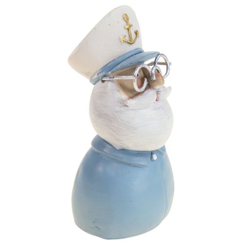 Floristik24 Maritim dekoration figur kaptajn med briller sommer dekoration H11,5cm