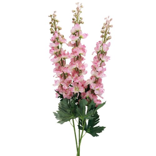 Floristik24 Delphinium delphinium kunstig pink 82cm 3stk