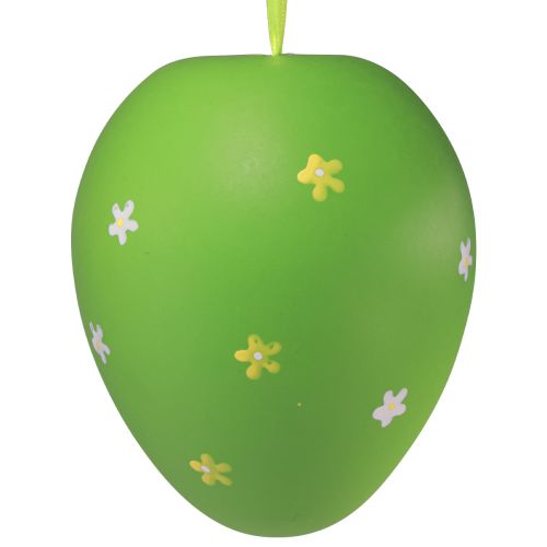 Floristik24 Påskeæg hængende plastæg 6,5x10cm 6 stk
