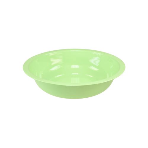 Floristik24 Dekorativ skål metal emalje look skål grøn lime 25cm
