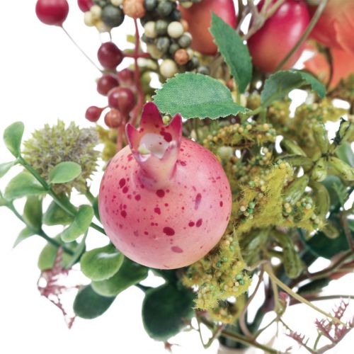 Floristik24 Kunstig blomsterbuket physalis globe tidsel granatæble dekoration 21cm