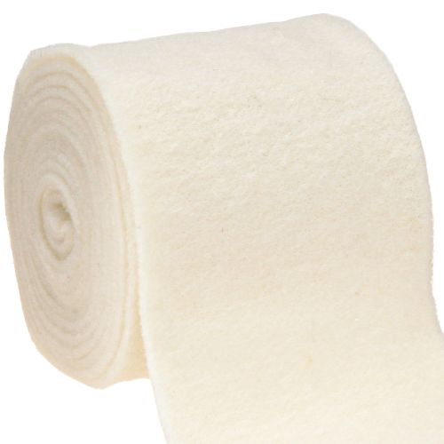 Floristik24 Filtbånd 15 cm x 5 m hvidt