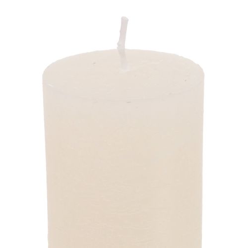 Artikel Store stearinlys Farvede stearinlys creme 50x300mm 4stk