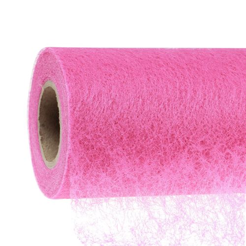 Floristik24 Dekorativ fleece bordløber dekorativ fleece bordløber pink 23cm 25m