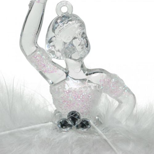 Floristik24 Trædekorationer, adventsdekorationer, ballerina vedhæng 12,5-14cm 3 stk.