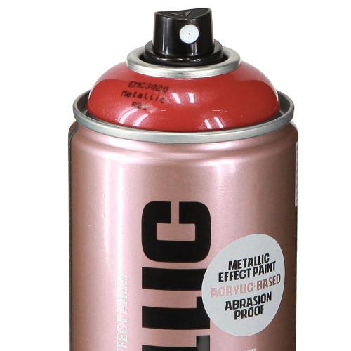 Artikel Akrylspray metallisk rød Montana Cans effektspray 400ml