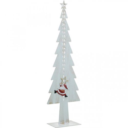 Floristik24 Deco adventskalender tal grantræ metal H50,5cm