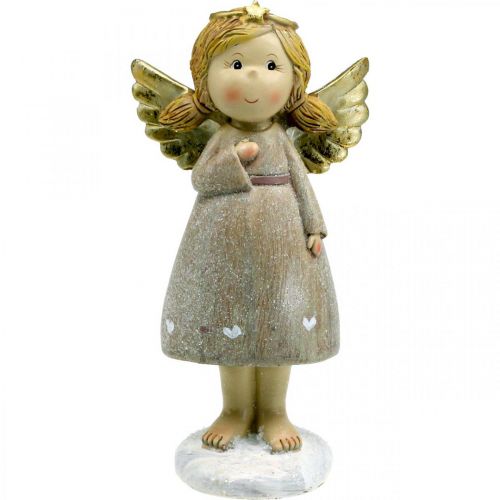 Floristik24 Adventsdekoration, skytsengel, juleengel, englefigur H24cm